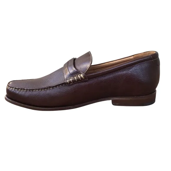 Johnston &amp; Murphy Brown Sheepskin Slip On Loafers