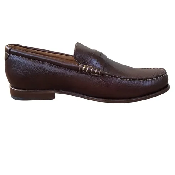 Johnston &amp; Murphy Brown Sheepskin Slip On Loafers