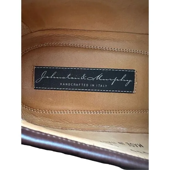 Johnston &amp; Murphy Genuine Ostrich Tassel Loafers Men’s Size 10