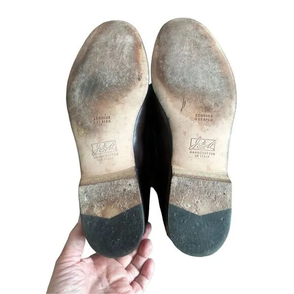 Johnston &amp; Murphy Genuine Ostrich Tassel Loafers Men’s Size 10