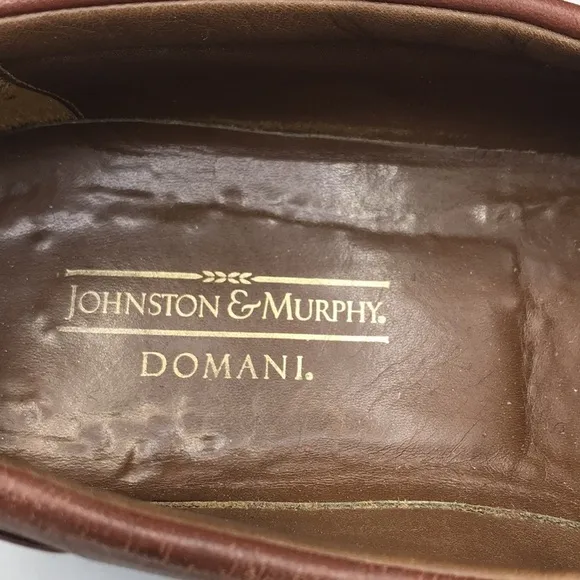 Johnston &amp; Murphy leather Domani loafers Brown Men's Size 9M