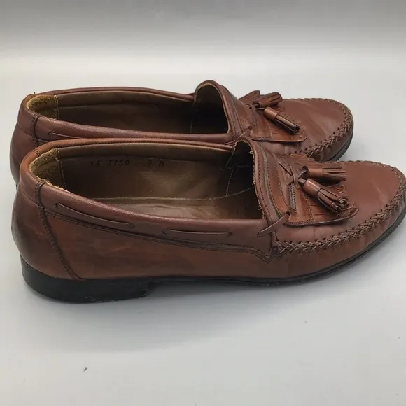 Johnston &amp; Murphy leather Domani loafers Brown Men's Size 9M