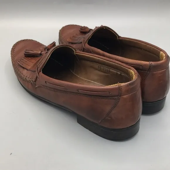 Johnston &amp; Murphy leather Domani loafers Brown Men's Size 9M