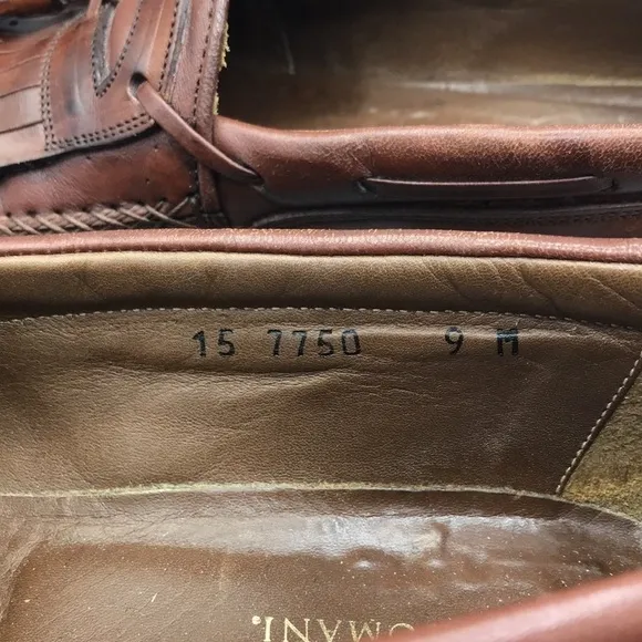 Johnston &amp; Murphy leather Domani loafers Brown Men's Size 9M