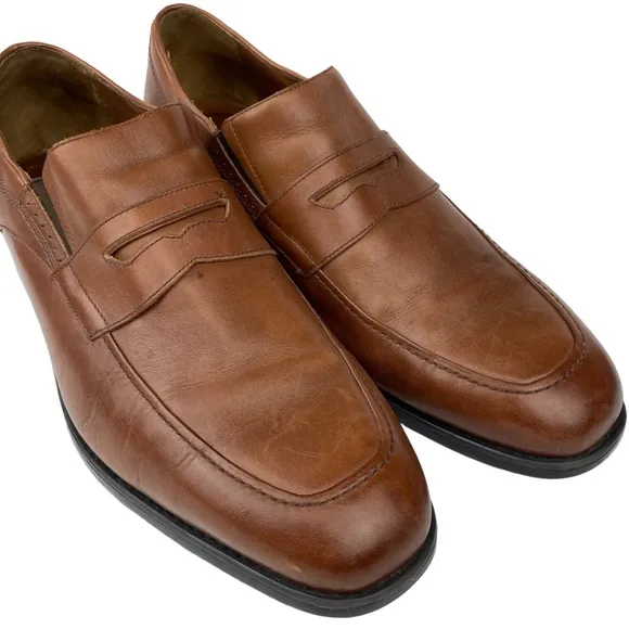 Johnston &amp; Murphy Leather Penny Loafers Men’s Size 13 Waterproof Shoes