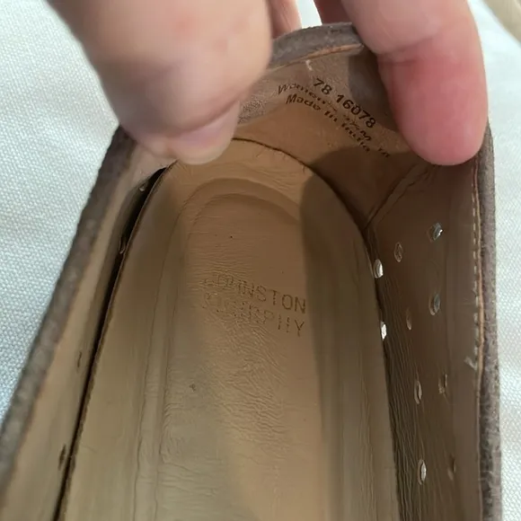 Johnston &amp; Murphy Metallic Perforated Flex Slip On Loafers From India