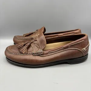 Johnston Murphy‎ Tassel Loafers Men’s Size 8.5 W Brown Leather Slip On