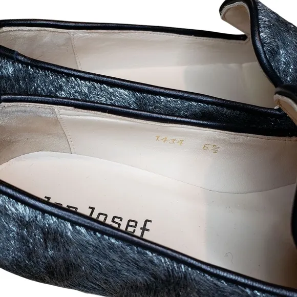 Jon Josef Hair On Hide Slip On Loafers 6.5
