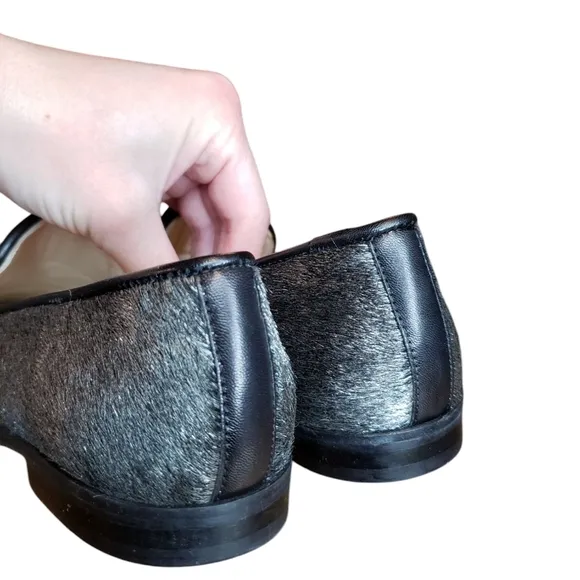 Jon Josef Hair On Hide Slip On Loafers 6.5