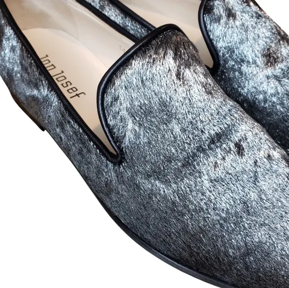 Jon Josef Hair On Hide Slip On Loafers 6.5