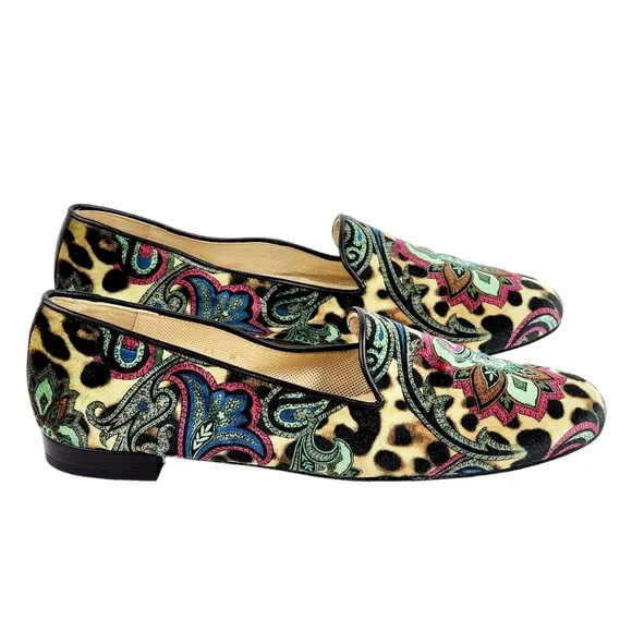 Jon Josef Velvet Slip on Loafers