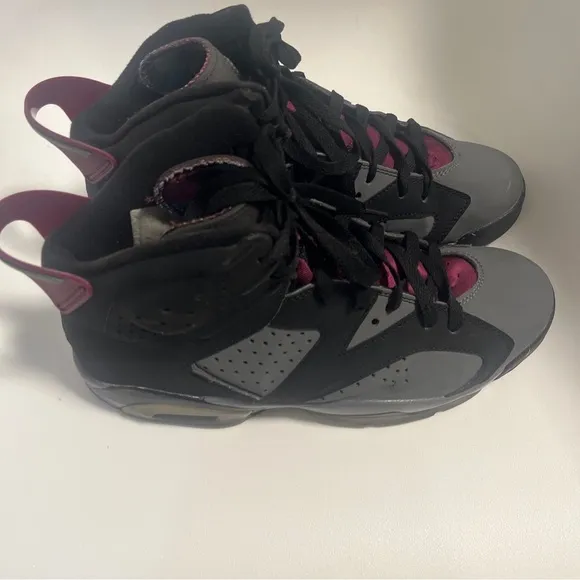 Jordan Men's Boots - Black and Gray with Red Accents