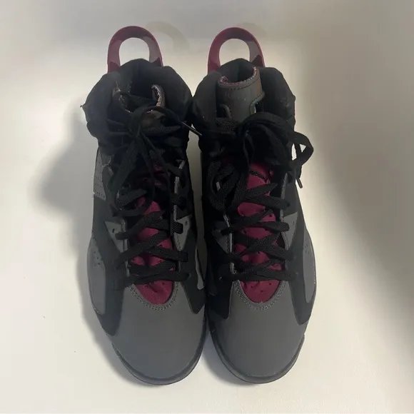 Jordan Men's Boots - Black and Gray with Red Accents