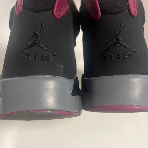 Jordan Men's Boots - Black and Gray with Red Accents