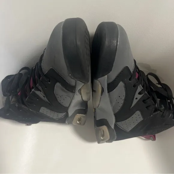 Jordan Men's Boots - Black and Gray with Red Accents