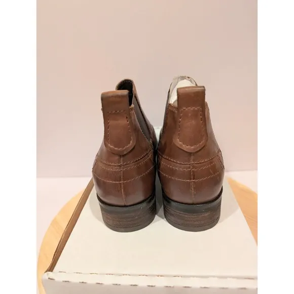 Josef Seibel Chelsea Leather Boots Leather Stretch Oxford Brown Womens 6-6.5 37