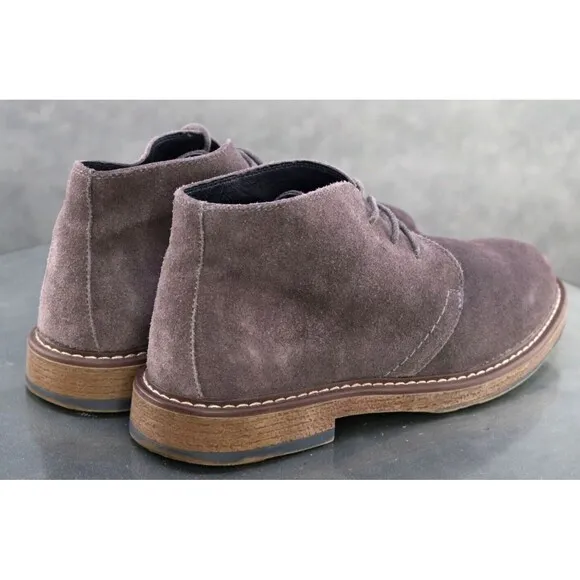 Joseph Abboud Collection Men's Desert Boots Size 8 Suede Gray
