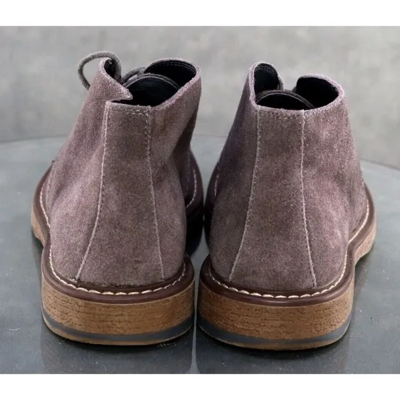 Joseph Abboud Collection Men's Desert Boots Size 8 Suede Gray