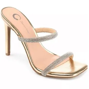 JOURNEE COLLECTION Women's shoes Reena Slide Dress Sandals, heels size 8…