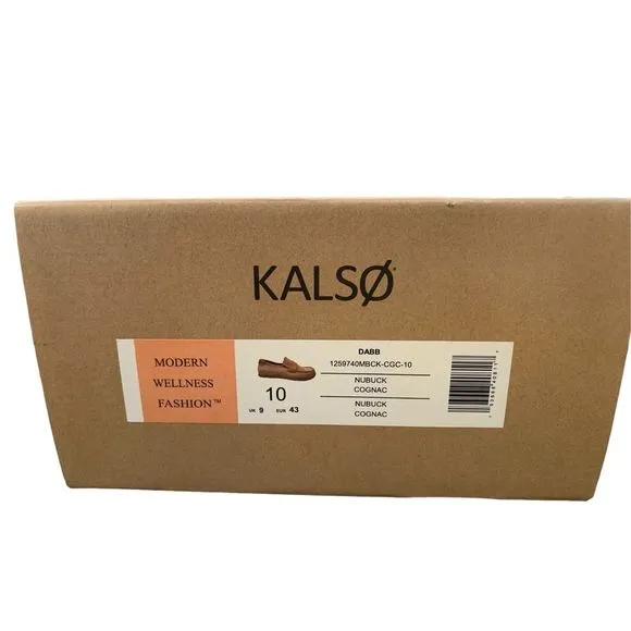 Kalso Earth Shoes Dabb Slip On Loafers Cognac Nubuck 10