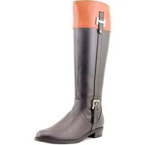Karen Scott Deliee Riding Tall Boots Black Cognac 6M