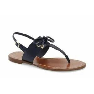 Kate Spade Black Carolina Thong Sandals Size 9.5