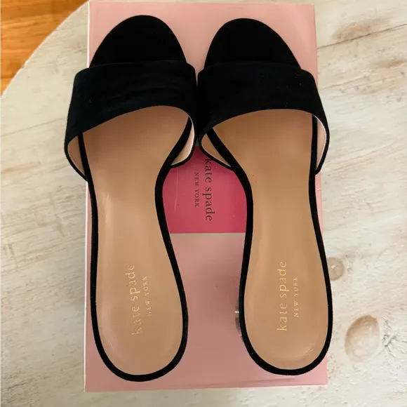 Kate Spade Black Women's ‘Polished’ Slide Sandals