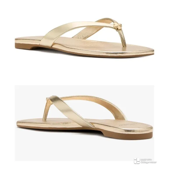 Kate Spade Gold Sandals!🌸