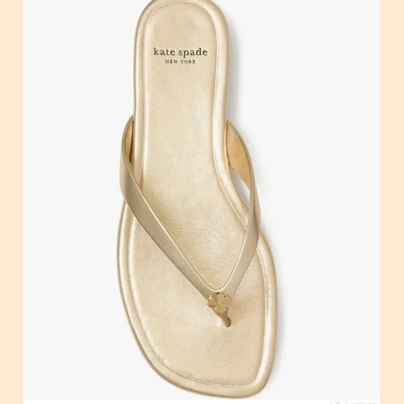 Kate Spade Gold Sandals!🌸