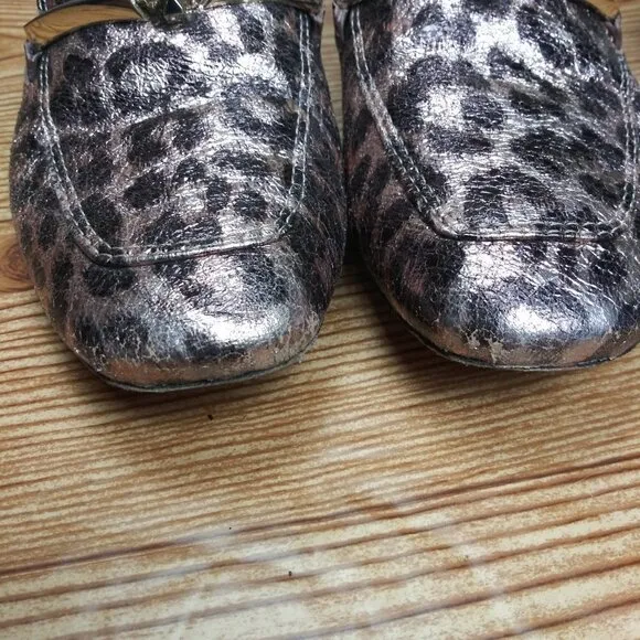 KATE SPADE NEW YORK Lana bronze flats loafers women's size 7M
