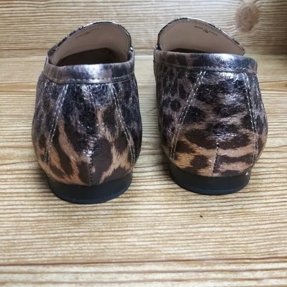 KATE SPADE NEW YORK Lana bronze flats loafers women's size 7M