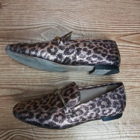 KATE SPADE NEW YORK Lana bronze flats loafers women's size 7M