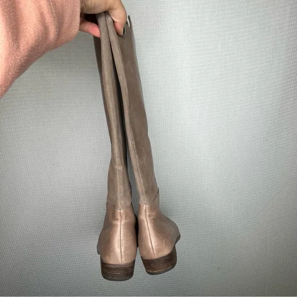 Kate Spade New York Saturday | Tan Colored Leather Knee High Boots 7