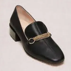 Kate Spade Black Leather Gabby Loafers size 7