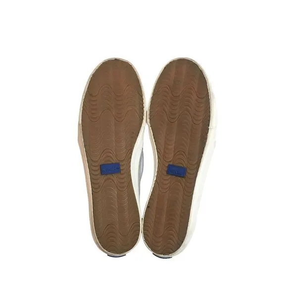 🔃Keds Gray Double Decker Perforated Suede Slip On Sneaker Loafers