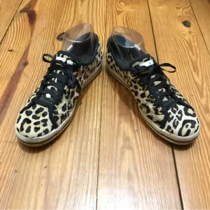 Keds Kate Spade Animal Hair Leopard Print Sneakers, EUC, 7.5