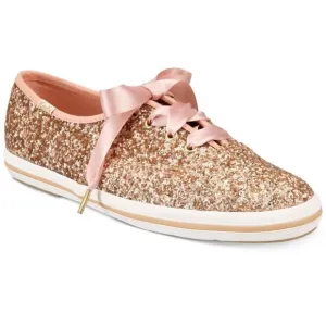 Keds X Kate Spade New York Rose Gold Glitter Sneakers 11