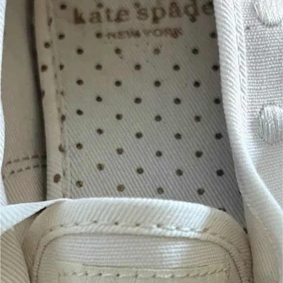 Keds X Kate Spade New York White Wedding Champion Dancing Dots Sneakers Size 6