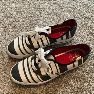 Keds x Kate Spade Triple Striped Canvas Sneakers in Size 6.5