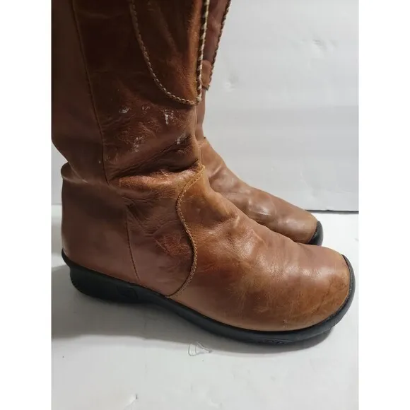 Keen Bern Baby Bern Women’s 8.5 Brown Leather Tall Knee High Riding Boots