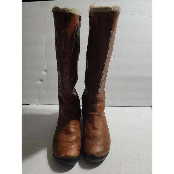 Keen Bern Baby Bern Women’s 8.5 Brown Leather Tall Knee High Riding Boots