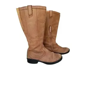 Keen Women's Tyretread Zip Leather Waterproof High Riding Boots Size 8