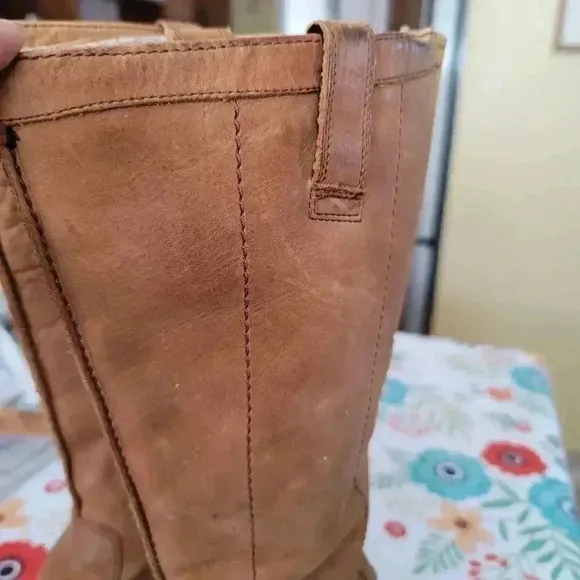 Keen Women's Tyretread Zip Leather Waterproof High Riding Boots Size 8