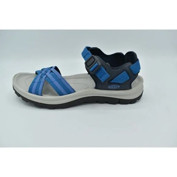 Keen Womens Size 8 Terradora II Strappy Open Toe Navy Mykonos Blue Sandals