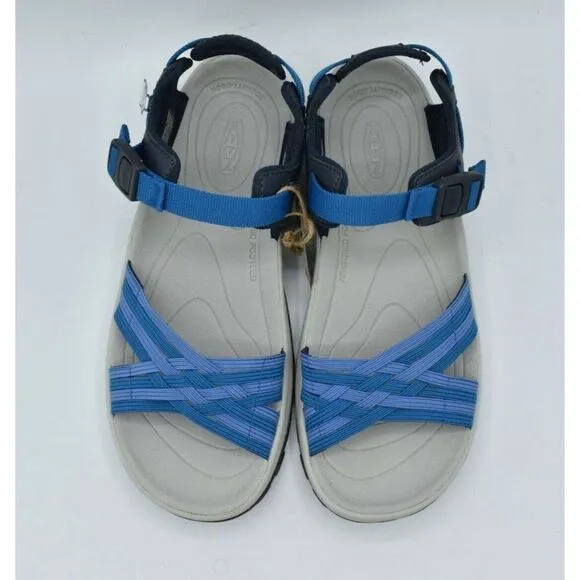 Keen Womens Size 8 Terradora II Strappy Open Toe Navy Mykonos Blue Sandals