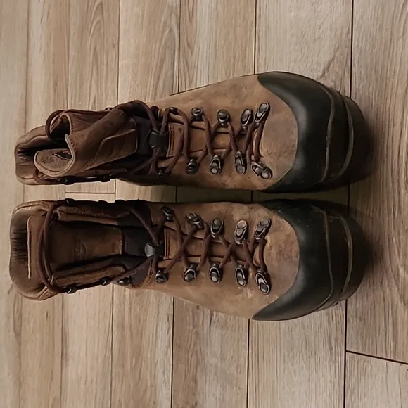 KENETREK Desert Guide 420 Beige Brown Leather Sz 11 M Mens‎ Hiking Lace Up Boots