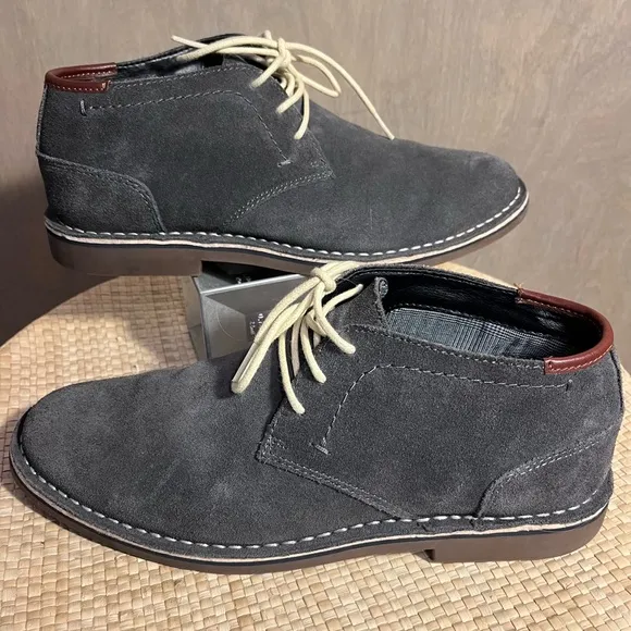 Kenneth Cole Desert Sun Grey Suede Men’s Chukka Boot