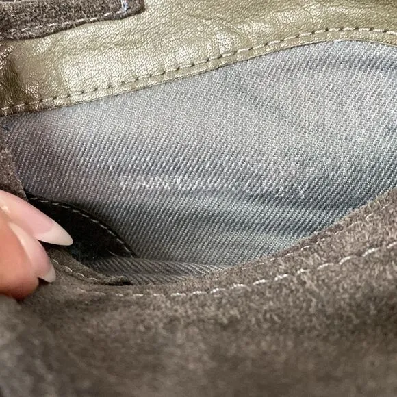 Kenneth Cole Men’s Desert Rain Dark Grey Suede Boots Laceup Shoes