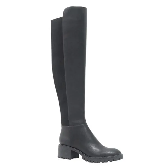 Kenneth Cole NY Women's Riva Over The Knee Regular Calf Boots Black Size 6