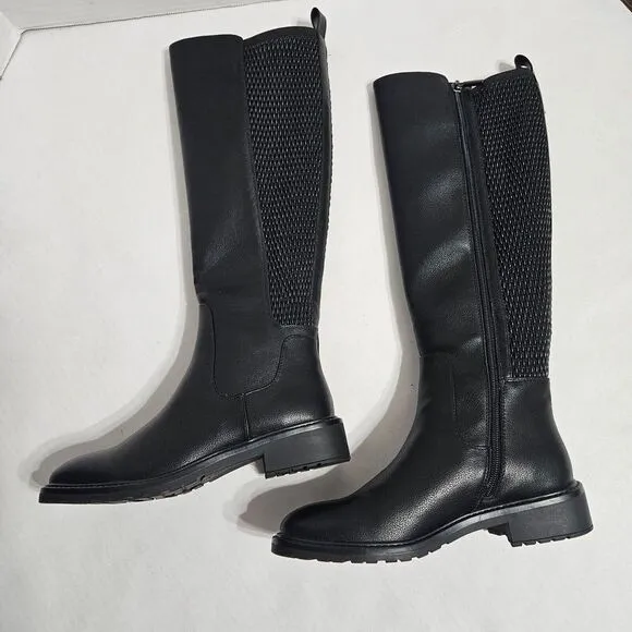Kenneth‎ Cole Reaction BLACK Women's Lionel Tall Boots, US 6.5 M